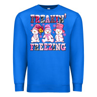 True Royal freaking freezing with Snowmans Premium Sweatshirt - AdoDesignShop