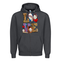 Smoke love baseball Zipper Hoodie - Zillion Design Studio