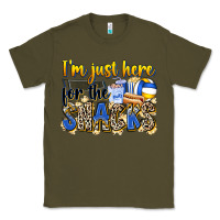 Army Green i'm just here for the snacks volleyball Classic Tee - Zillion Design Studio