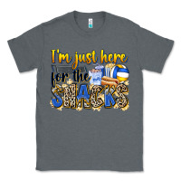 Charcoal Heather i'm just here for the snacks volleyball Classic Tee - Zillion Design Studio