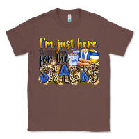 Chestnut i'm just here for the snacks volleyball Classic Tee - Zillion Design Studio