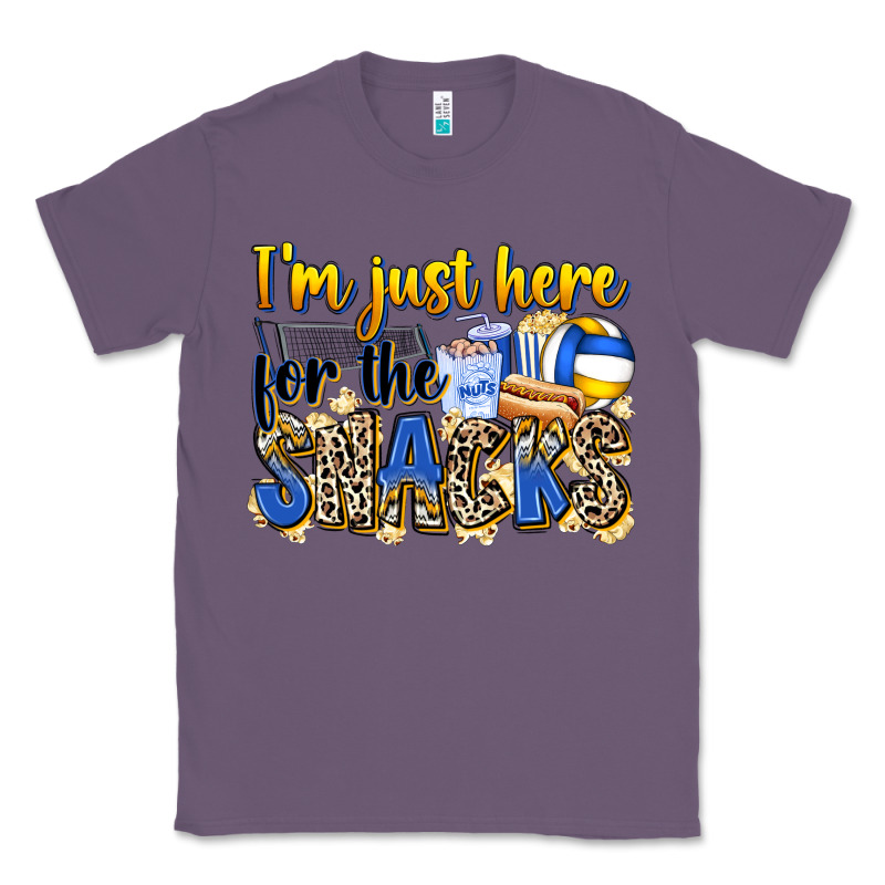 I'm Just Here For The Snacks Volleyball Classic Tee by Zillion Design Studio | Teevron