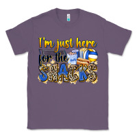 Lavender i'm just here for the snacks volleyball Classic Tee - Zillion Design Studio