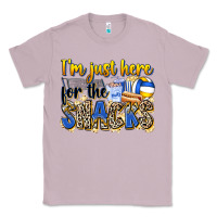 Lilac i'm just here for the snacks volleyball Classic Tee - Zillion Design Studio