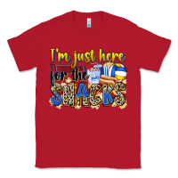 Red i'm just here for the snacks volleyball Classic Tee - Zillion Design Studio