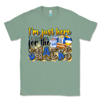 Sage i'm just here for the snacks volleyball Classic Tee - Zillion Design Studio