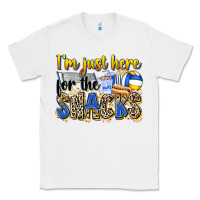 White i'm just here for the snacks volleyball Classic Tee - Zillion Design Studio