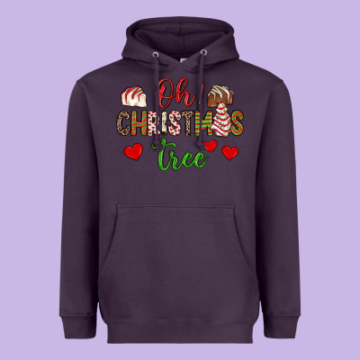 Oh Christmas Tree Heavyweight Hoodie Designed By Jahusdesignshop