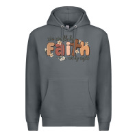 Rock we walk by faith not by sight Premium Hoodie - MaliasSmallBusiness