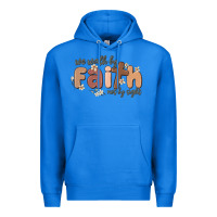 True Royal we walk by faith not by sight Premium Hoodie - MaliasSmallBusiness