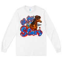 White oh my stars horse Long Sleeve Tee - Zillion Design Studio