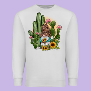 Cactus Gnomes Premium Sweatshirt Designed By Jahusdesignshop
