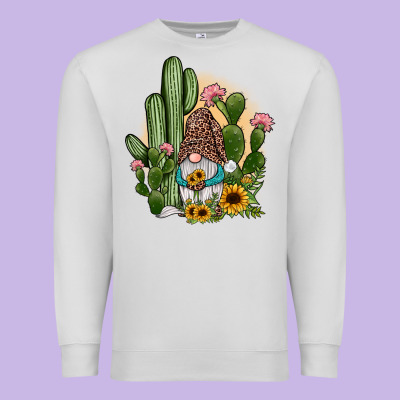Cactus Gnomes Premium Sweatshirt Designed By Jahusdesignshop