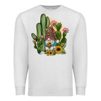 Oatmeal Heather cactus gnomes Premium Sweatshirt - JahusDesignShop