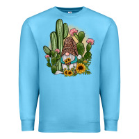 Ocean Blue cactus gnomes Premium Sweatshirt - JahusDesignShop