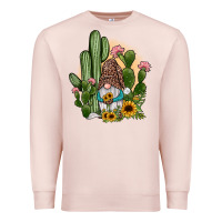 Pale Pink cactus gnomes Premium Sweatshirt - JahusDesignShop