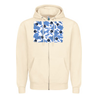 Sandshell distressed blueberry milkshake cowhide Zipper Hoodie - RanaPortraitStore