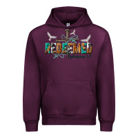 Mauve Wine redeemed ephesians 1 7 Urban Hoodie - NancyCooperArtShop