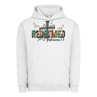 Pigment Lunar Rock redeemed ephesians 1 7 Urban Hoodie - NancyCooperArtShop