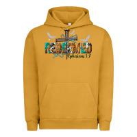 Pigment Peanut Butter redeemed ephesians 1 7 Urban Hoodie - NancyCooperArtShop