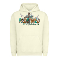 Pigment Pistachio redeemed ephesians 1 7 Urban Hoodie - NancyCooperArtShop