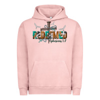 Pigment Salmon redeemed ephesians 1 7 Urban Hoodie - NancyCooperArtShop