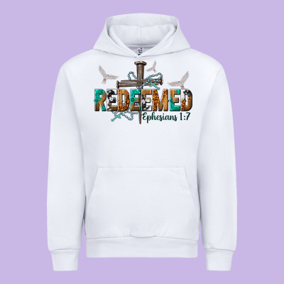 Redeemed Ephesians 1 7 Urban Hoodie Designed By Nancycooperartshop