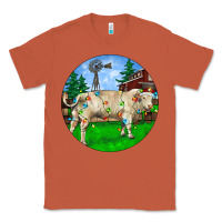 Copper christmas charolais bull and barnyard Classic Tee - RanaPortraitStore