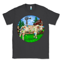 Smoke christmas charolais bull and barnyard Classic Tee - RanaPortraitStore