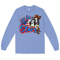 Colony Blue oh my stars cow Long Sleeve Tee - Zillion Design Studio