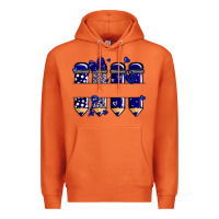 Carrot valentine's day school pencils navy blue Premium Hoodie - MaliasSmallBusiness