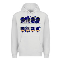 Dove Grey valentine's day school pencils navy blue Premium Hoodie - MaliasSmallBusiness