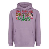 Lavender Snowflakes and Christmas cakes Heavyweight Hoodie - JahusDesignShop