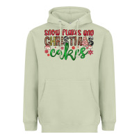 Matcha Snowflakes and Christmas cakes Heavyweight Hoodie - JahusDesignShop