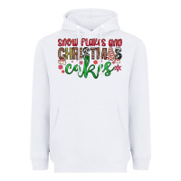 White Snowflakes and Christmas cakes Heavyweight Hoodie - JahusDesignShop