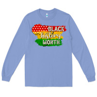 Colony Blue black history month Long Sleeve Tee - texasbilliewilder