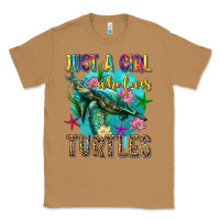Toasted Coconut just a girl who loves turtles Classic Tee - texasbilliewilder