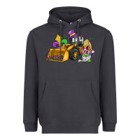 Smoke mardi gras gnome bulldozer Heavyweight Hoodie - JahusDesignShop