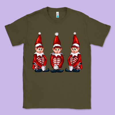 Christmas Elfs Classic Tee Designed By Fadigitalartstudio