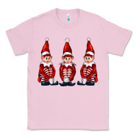Bubblegum Pink Christmas Elfs Classic Tee - FaDigitalArtStudio