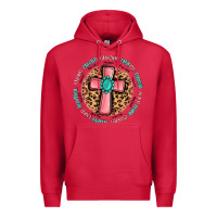 Cardinal love myself cross Premium Hoodie - MaliasSmallBusiness