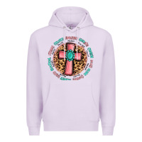 Lilac love myself cross Premium Hoodie - MaliasSmallBusiness