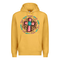 Mustard love myself cross Premium Hoodie - MaliasSmallBusiness