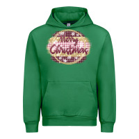 Emerald merry christmas pink Urban Hoodie - MaliasSmallBusiness