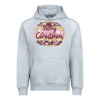 Heather Grey merry christmas pink Urban Hoodie - MaliasSmallBusiness