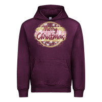 Mauve Wine merry christmas pink Urban Hoodie - MaliasSmallBusiness