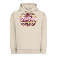 Pigment French Oak merry christmas pink Urban Hoodie - MaliasSmallBusiness