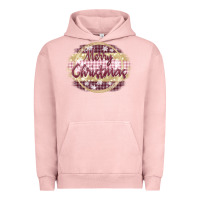 Pigment Salmon merry christmas pink Urban Hoodie - MaliasSmallBusiness
