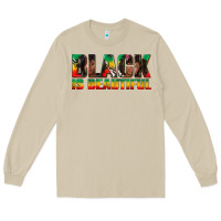 Mushroom black is beautiful juneteenth Long Sleeve Tee - texasbilliewilder