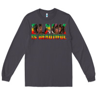 Smoke black is beautiful juneteenth Long Sleeve Tee - texasbilliewilder